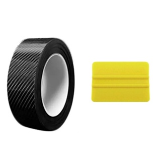 adesivo carbono 3m X 18cm, Para carros, soleiras, painel, com uma espátula para instalar.