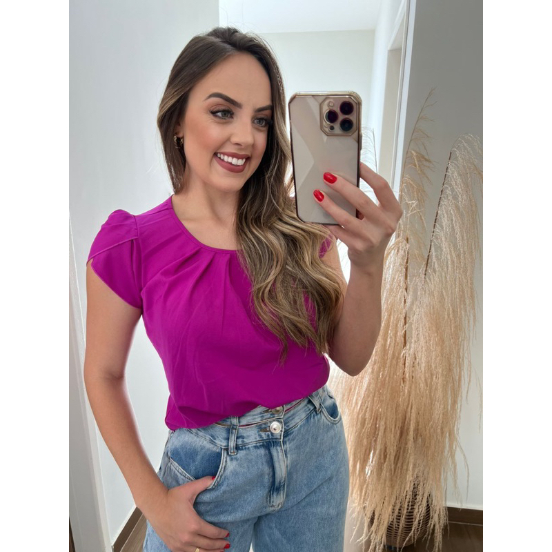 Blusa Feminina com Babados Luana