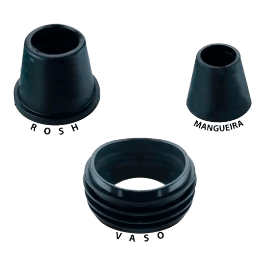Kit de borrachas de vedação completo preto | Shopee Brasil