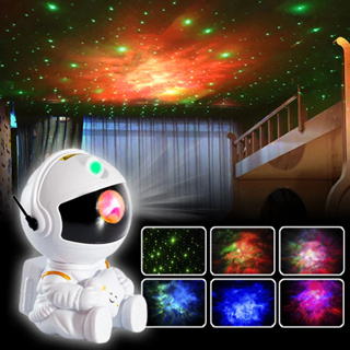 luminaria Projetor Astronauta Galaxy Luz Noturna Céu Estrelado Estrelas USB LED Luz de Quarto com Controle Remoto Decoração de Presente para Crianças