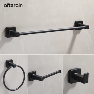 Kit Toalheiro de banheiro Anel do porta-toalhas de banheiro Suporte Acessórios para Banheiro Porta Toalha Papel Higiênico 4 peças