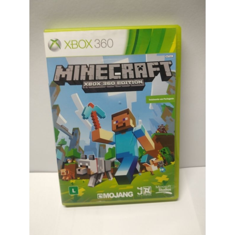 Jogo Minecraft Para Xbox 360 Mídia Física Novo Lacrado Nf