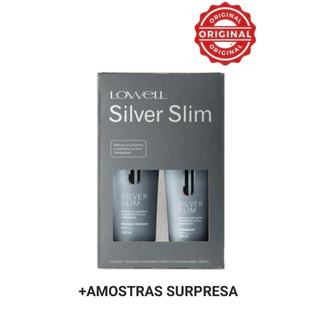 Lowell Kit Silver Slim Shampoo e Condicionador