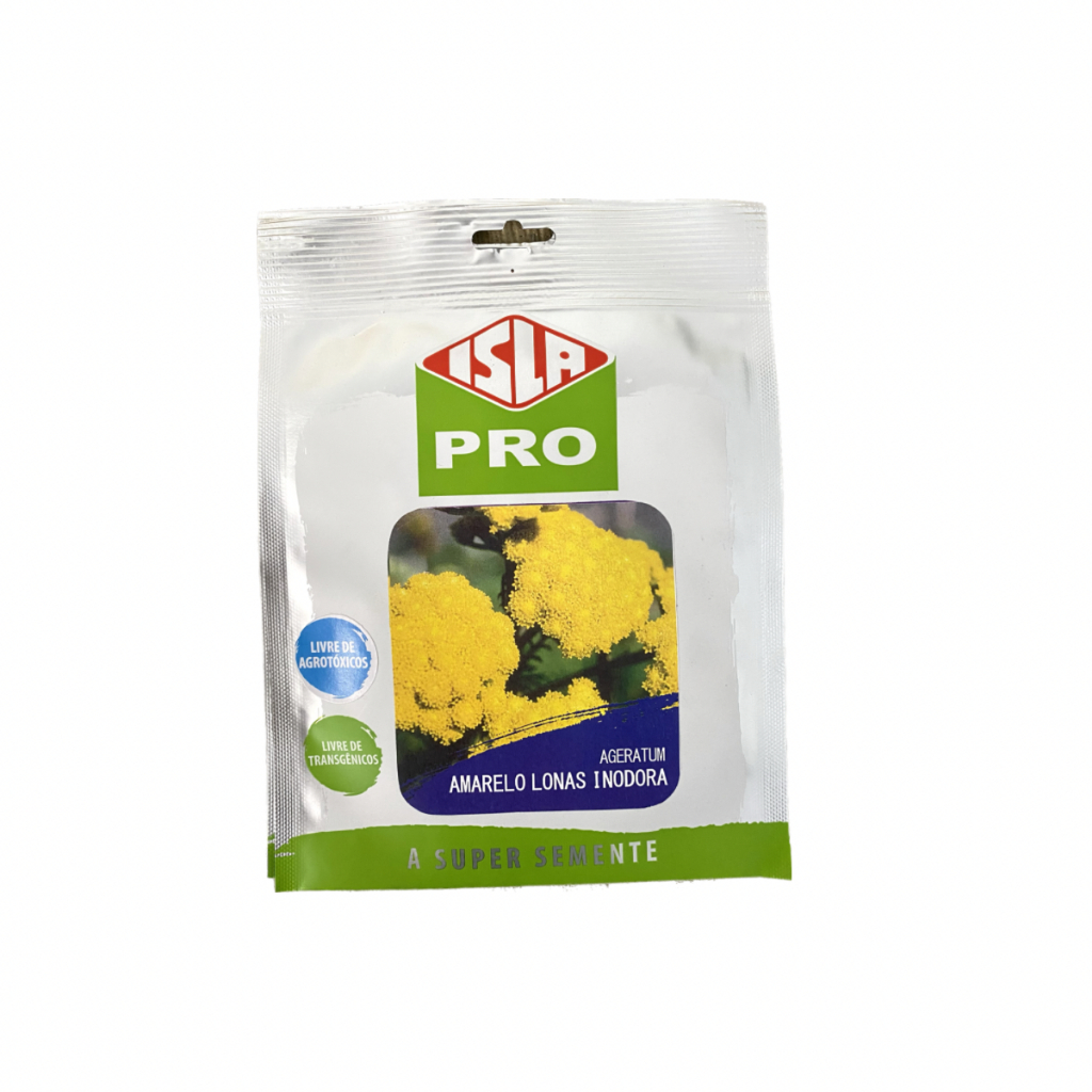 Sementes de Ageratum Amarelo Lonas Inodora - 1.000 Sementes | Shopee Brasil