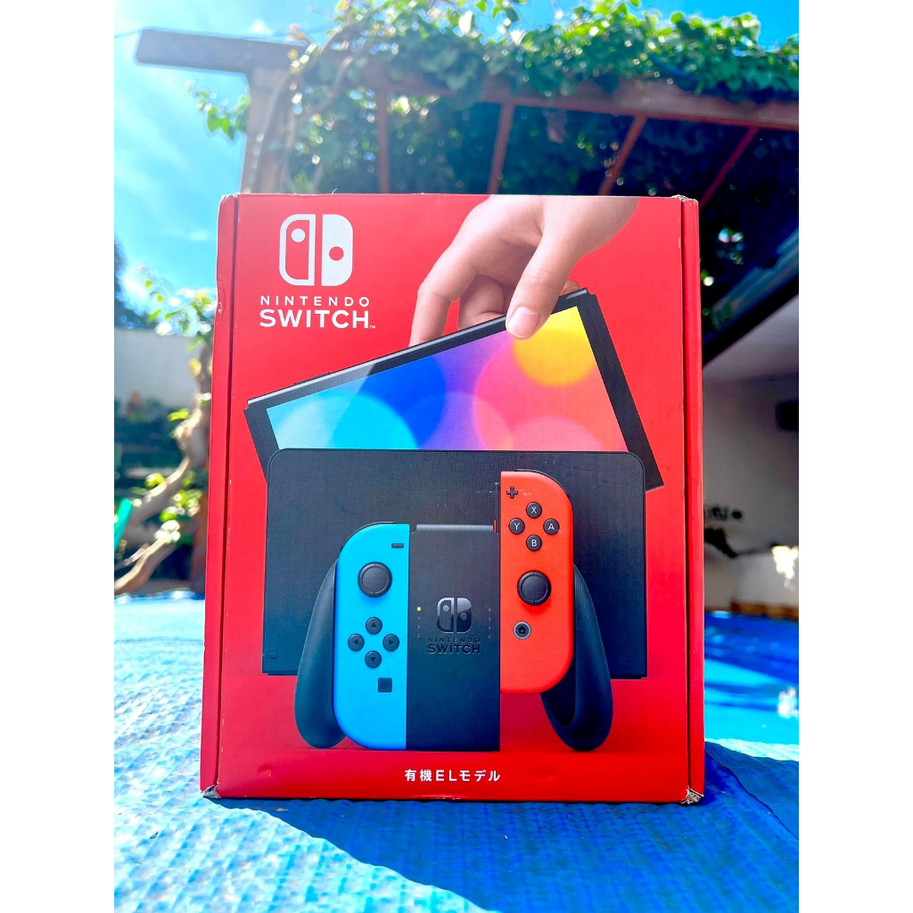 Nintendo Switch V1 DESBLOQUEÁVEL - Azul Neon / Vermelho Neon