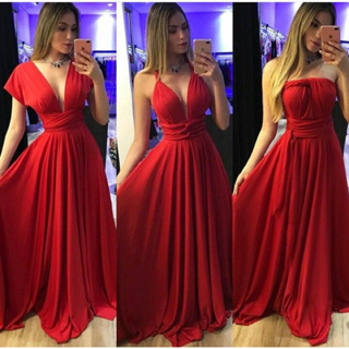 Vestido de formatura feminino longo elegante de cetim sem alças decote em V  vestido de noite de casamento vestido de noite, A, XXG