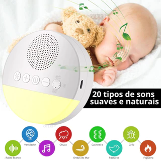 Aparelho De Som Bebê Ruído Branco Útero Dormir Ninar Sono