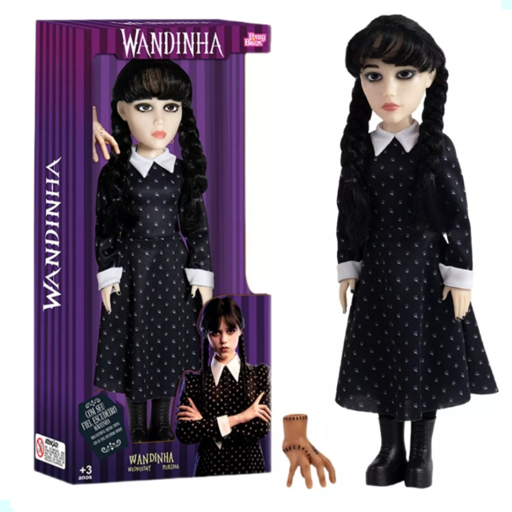 Bonecas Amiguinhas do Terror Vavazinha e Lobinha Wandinha