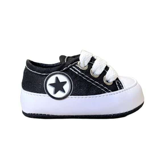 All star best sale bebe preto