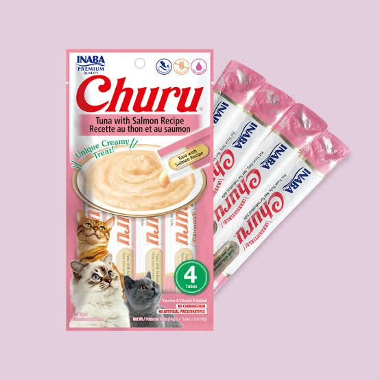 Churu petiscos para gatos salmão e atum | Shopee Brasil