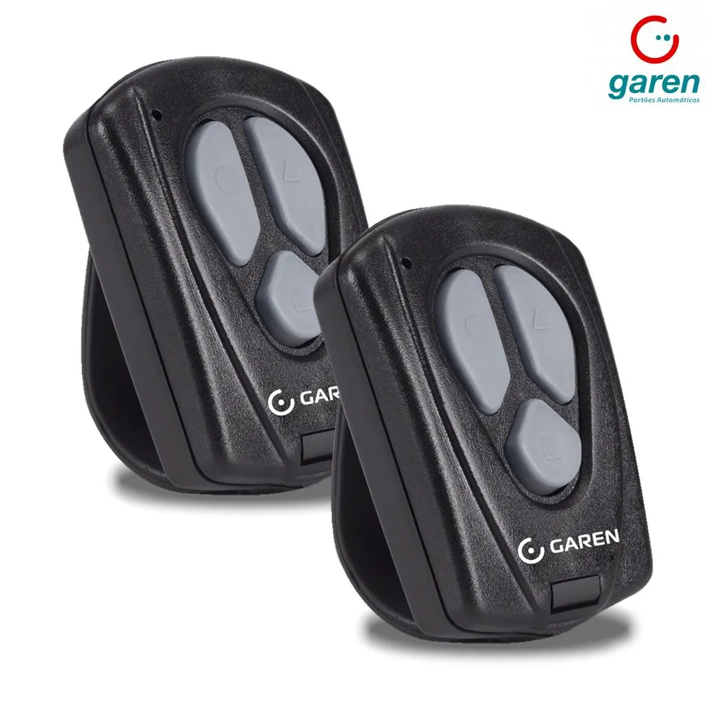 2pcs Controle Remoto Portão Garen Original 3 Botoes Com Flip | Shopee ...