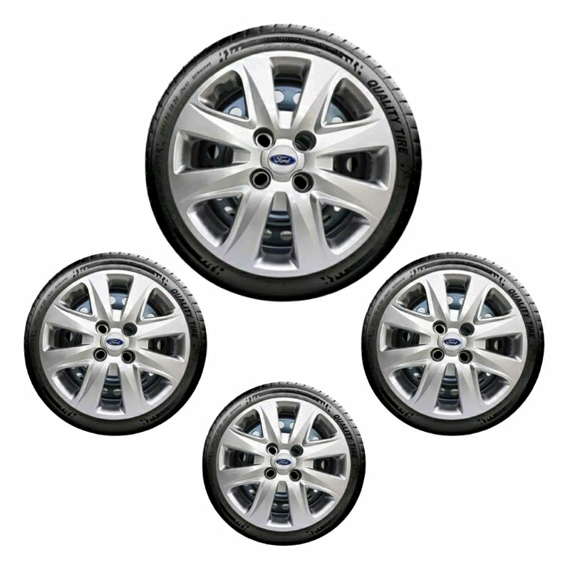 Jogo 4 calotas Ford Ka Fiesta aro 14