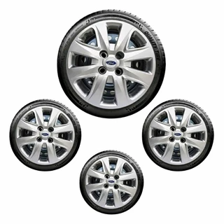 Jogo 4 calotas Ford Ka Fiesta aro 14