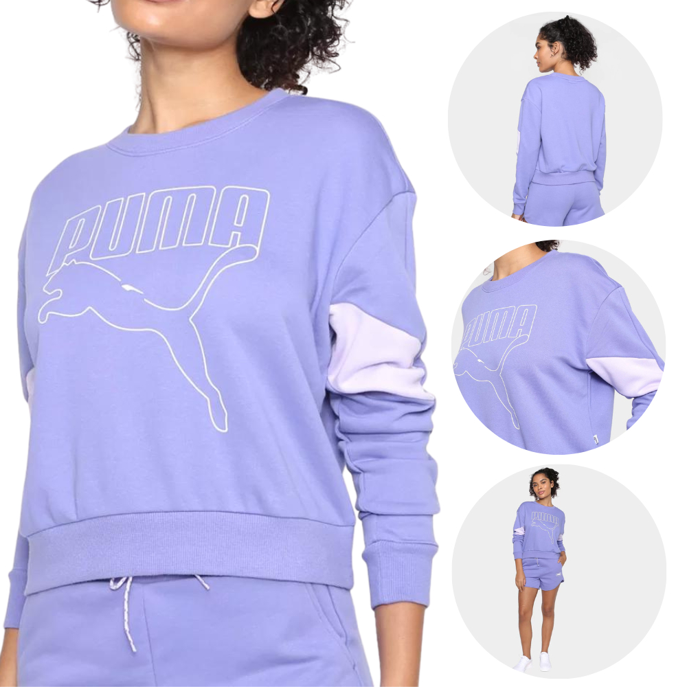Moletom Feminino Sem Capuz Casaco Inverso Sem Touca Adulto Blusa de ...