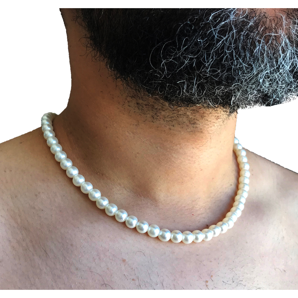Colar de pérola Masculino | Shopee Brasil
