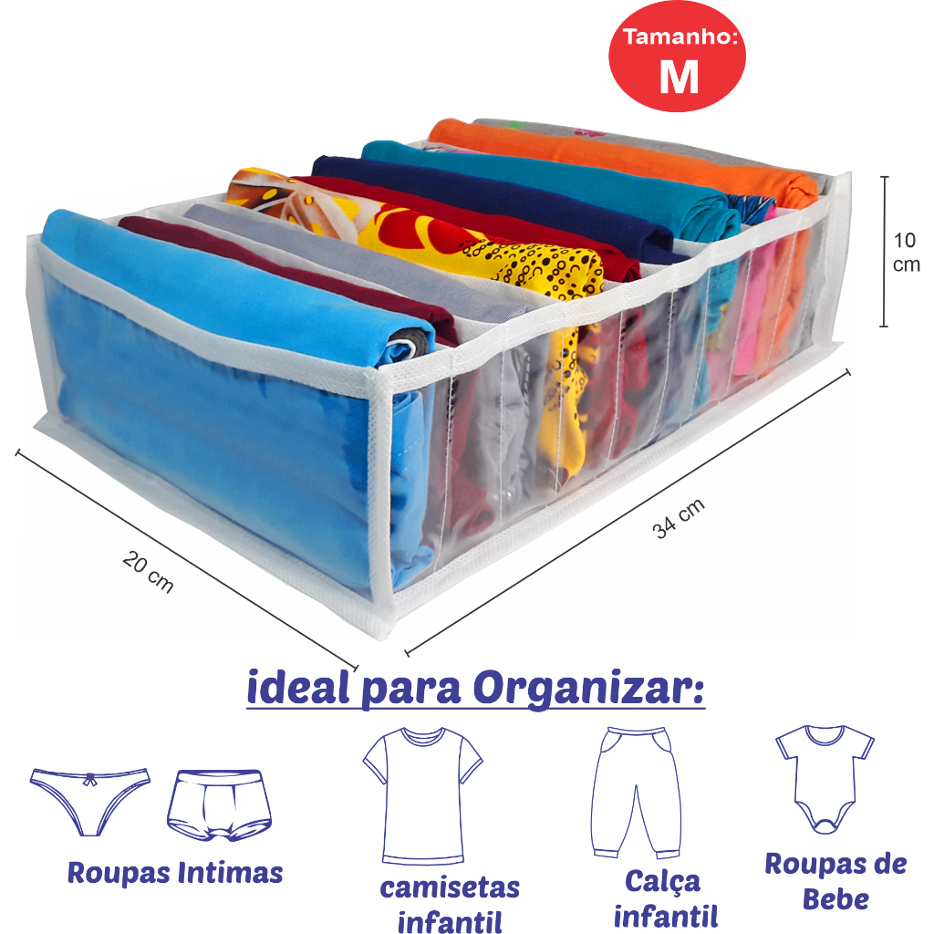 Colmeia para organizar guarda hot sale roupa