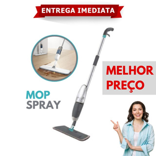 Rodo De Limpeza Mop Spray Magico Com Reservatorio Microfibra Refil