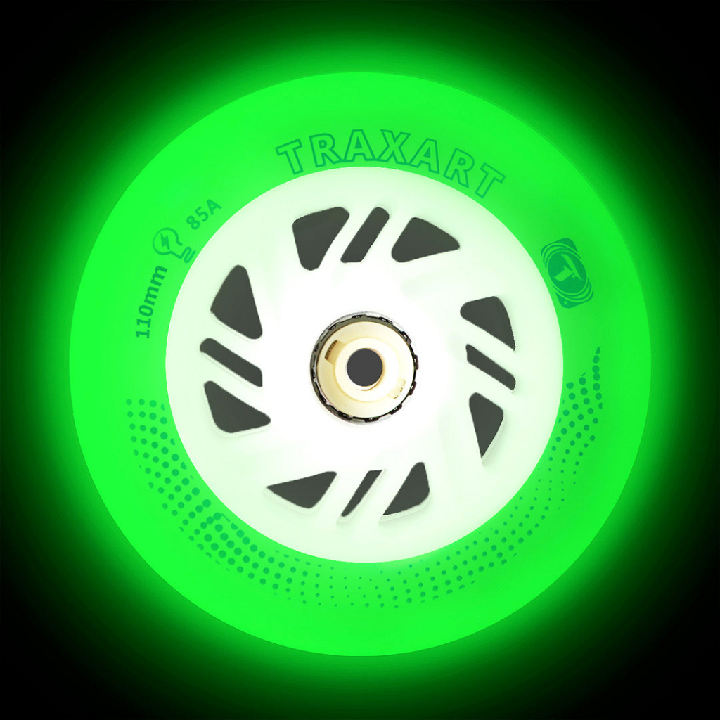 Jogo de Rodas Inline Traxart Led 110 MM / 85A