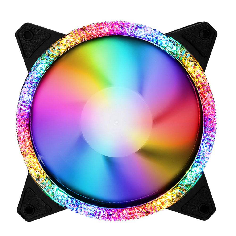 Kit Cooler DIAMOND Fan Rgb 120mm + Controladora Interface SATA | Shopee ...