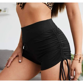 Short De Academia Liso E Estampa Cordinha Suplex Treino Academia Fitness