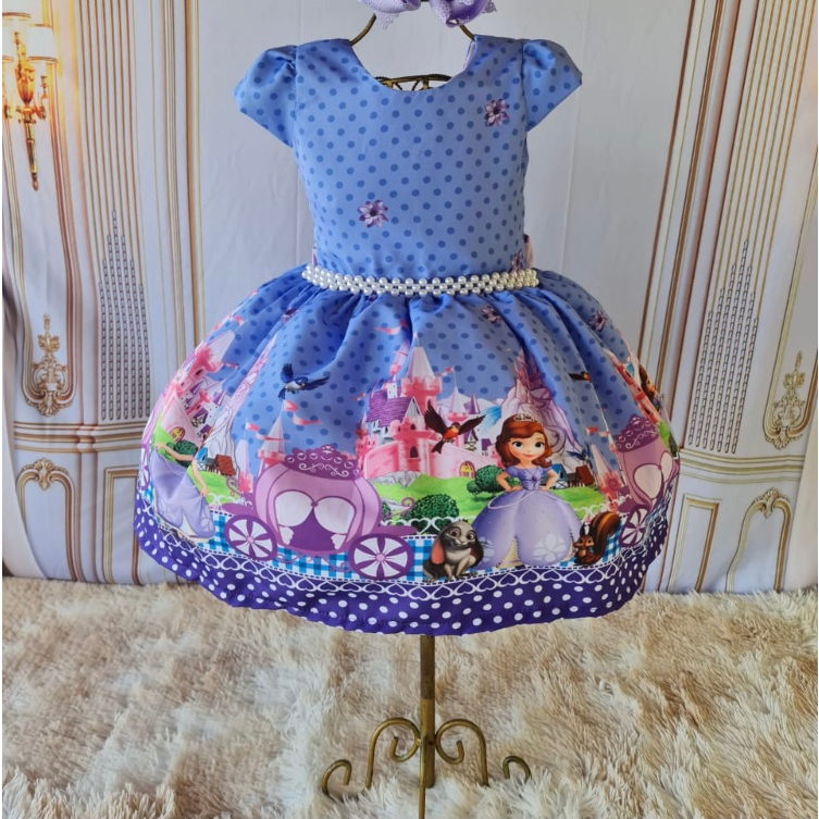 Vestido Princesa Sofia Luxinho