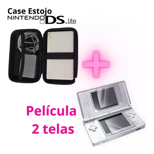Case Estojo Nintendo Ds Lite Com Películas 2 Telas Ds Lite