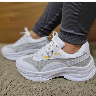 Tênis Plataforma Puma Feminino Lindo Confortável Macio e Resistente!