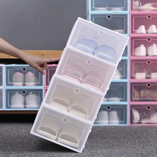 Kit 2 Caixa /Organizador Para Tênis Sapatos Multiuso Empa. Tampa Flip 31x21.5x12CM