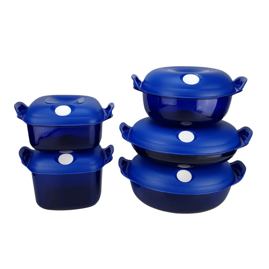 Tupperware Cristal Pop Azul Policarbonato | Shopee Brasil