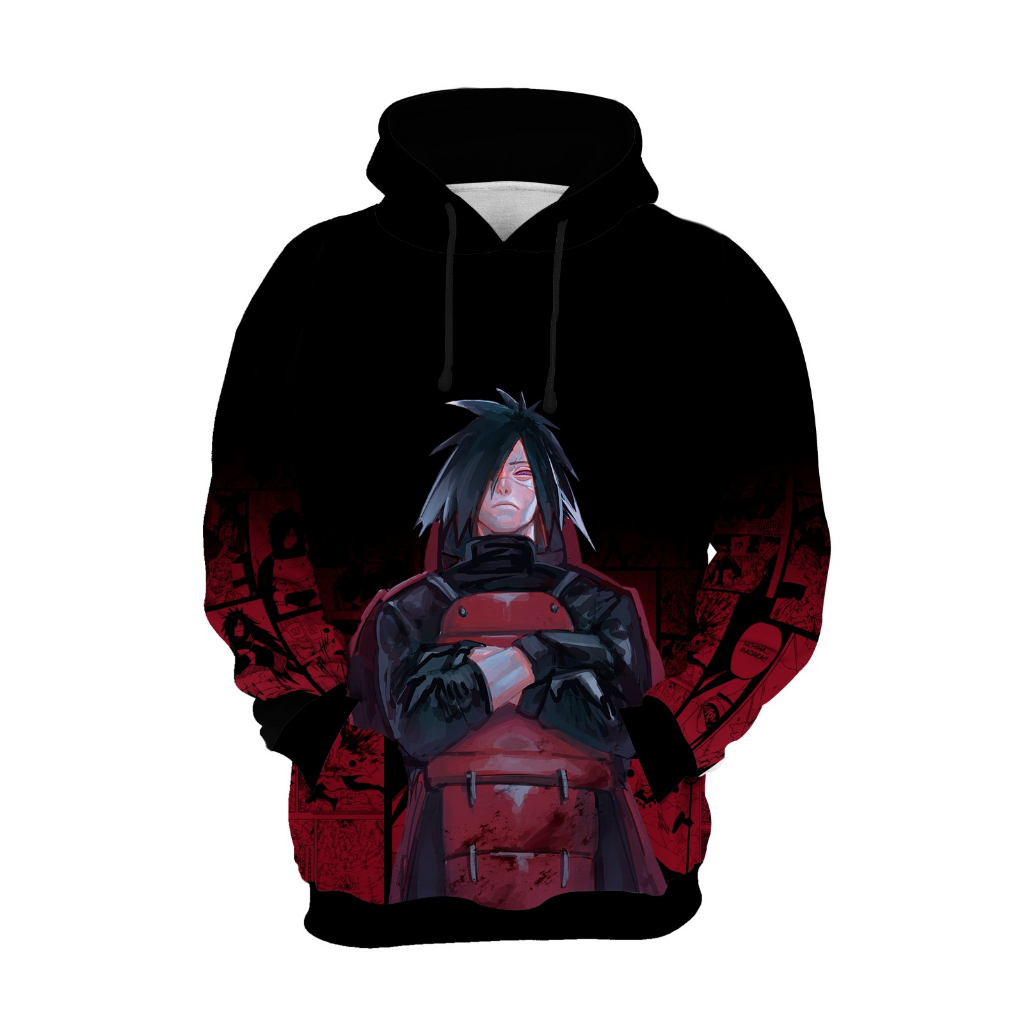 Japão Anime Naruto0 Akatsuki Nuvem Vermelha 3D Imprimir Hoodie