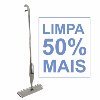 Mop Spray Esfregão Com Reservatório Rodo Vassoura Rodinho Mágico Microfibra