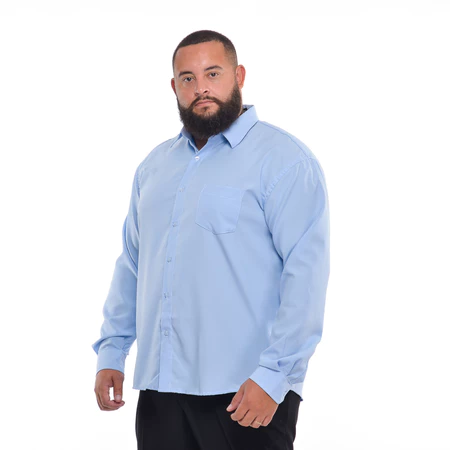 Camisa social masculina manga longa premium luxo