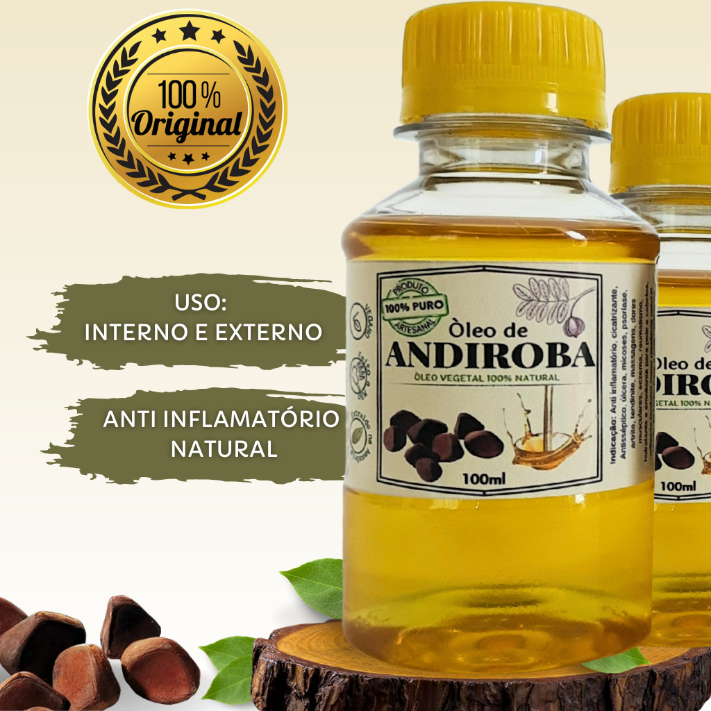 100ml Óleo De Andiroba Da Amazônia 100 Puro Shopee Brasil