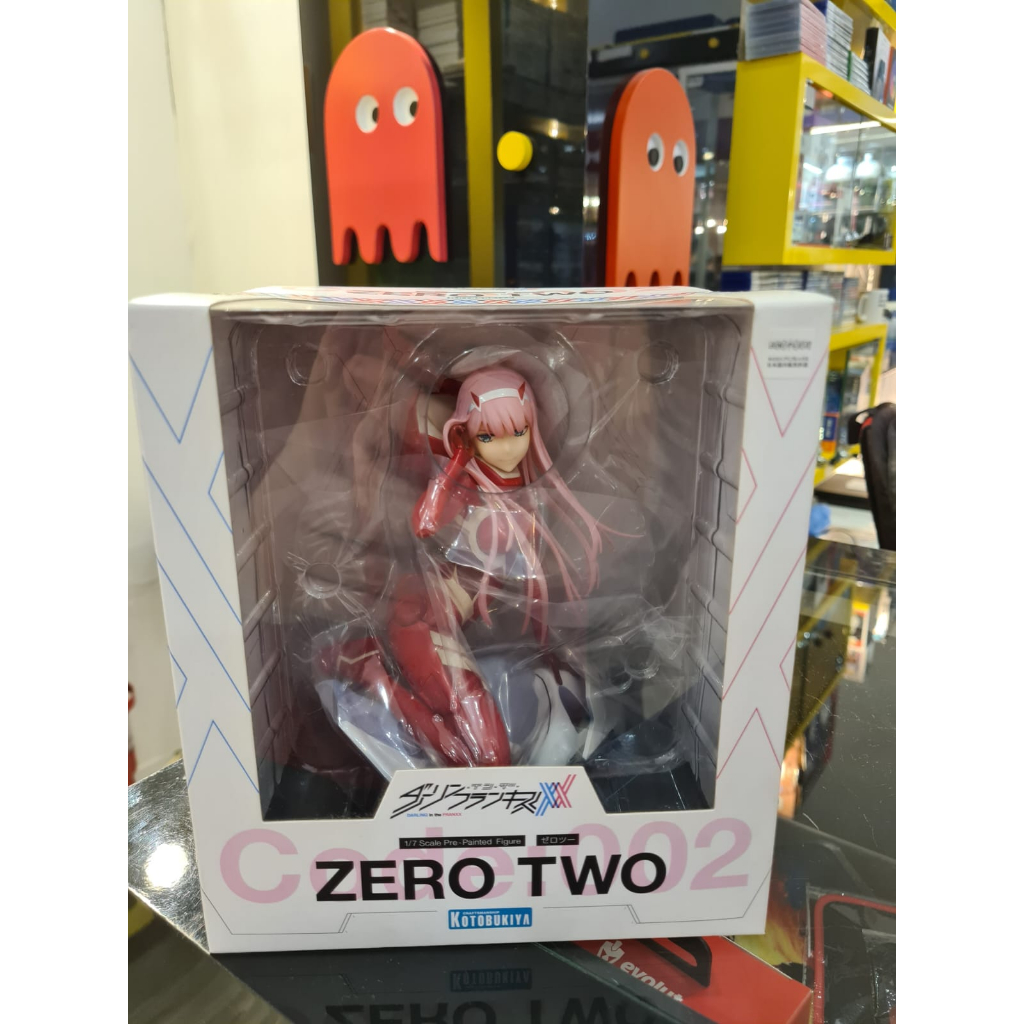 Miniatura Pelúcia Boneca Zero Two Anime Darling in the Franxx Feltro