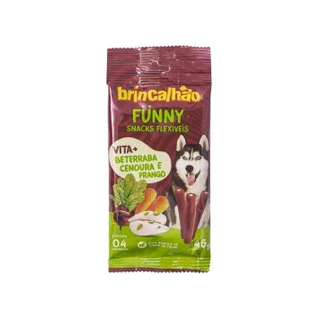 Snacks Flexíveis Palito para Cães Cão Pet Brincalhão Funny Vita+ 45g