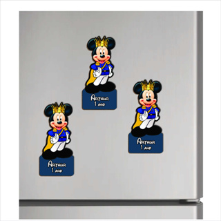 Imã Personalizado Mickey Realeza 2 aniversário
