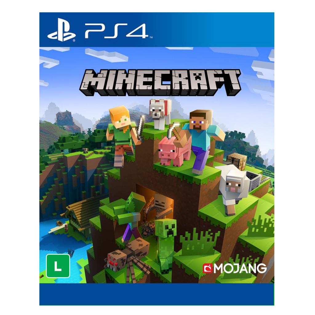 Minecraft ps 4 | Shopee Brasil