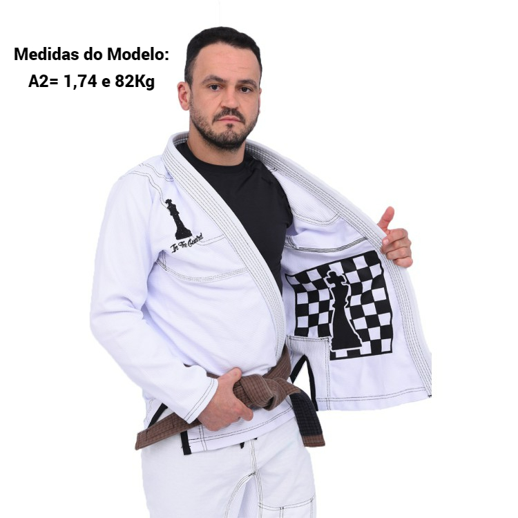 Kimono Jiu Jitsu TRANÇADO - Xadrez