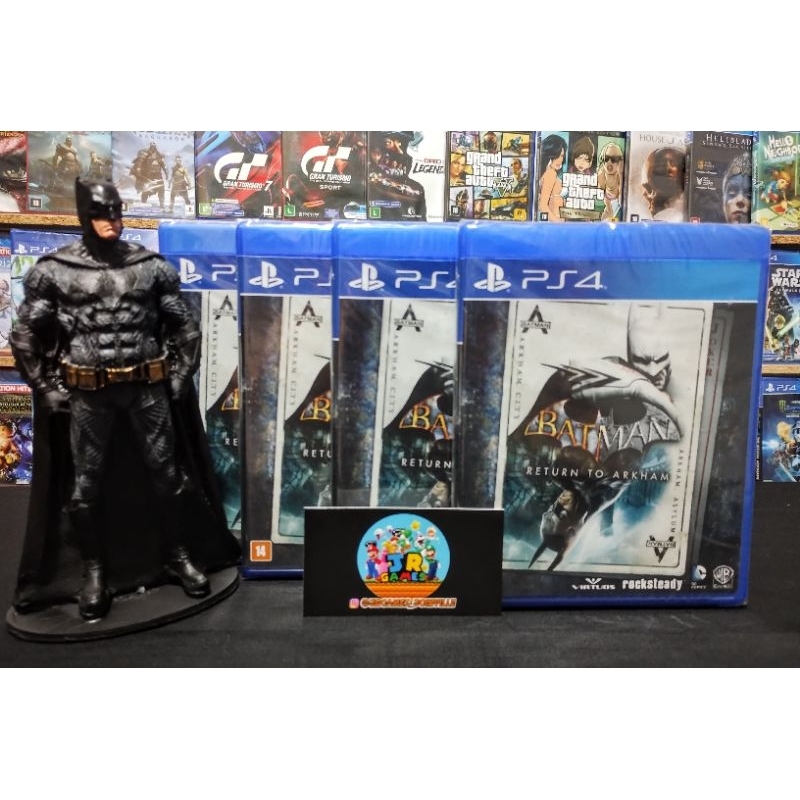 Batman Return Arkham PS 4 Lacrado Mídia Física - Envio Rápido