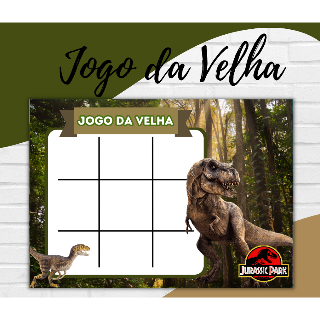 Jogo da Velha e Lousa Mágica - Tema Luluca