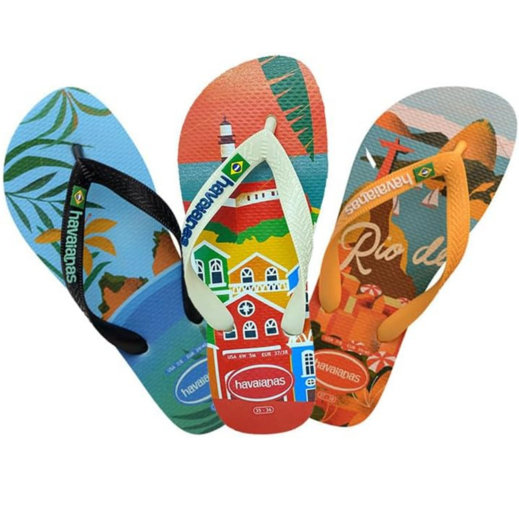 Chinelo Havaianas Top Postcard Salvador Noronha Rio de Janeiro Havaianas Masculino Original