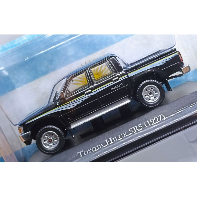 Voiture Miniature Toyota Hilux SR5 (1997) – Échelle 1/43 – Collection Autos Inolvidables – Modèle Argentin