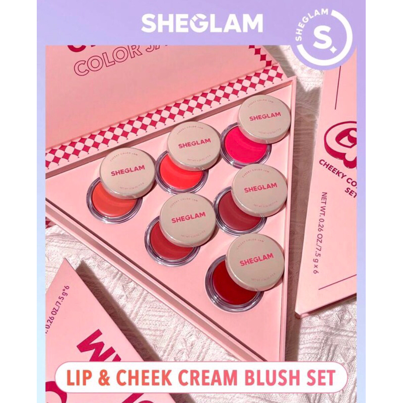 SHEGLAM Cheeky Color Jam kit Completo Shopee Brasil