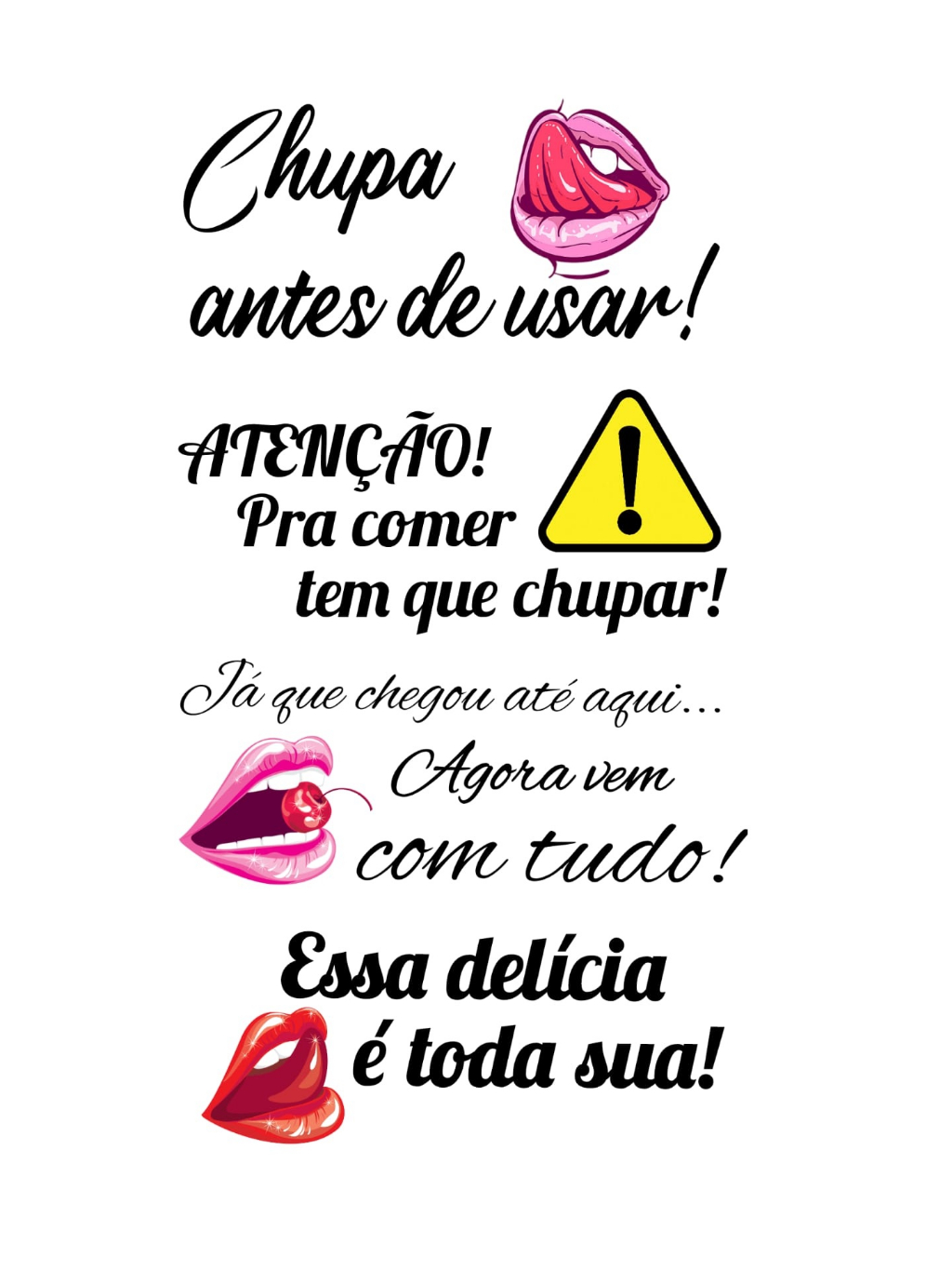 Frases Tatuagens Temporária Sex Mulheres Depilação Boca Adesivos 6 x 10 Cm  | Shopee Brasil