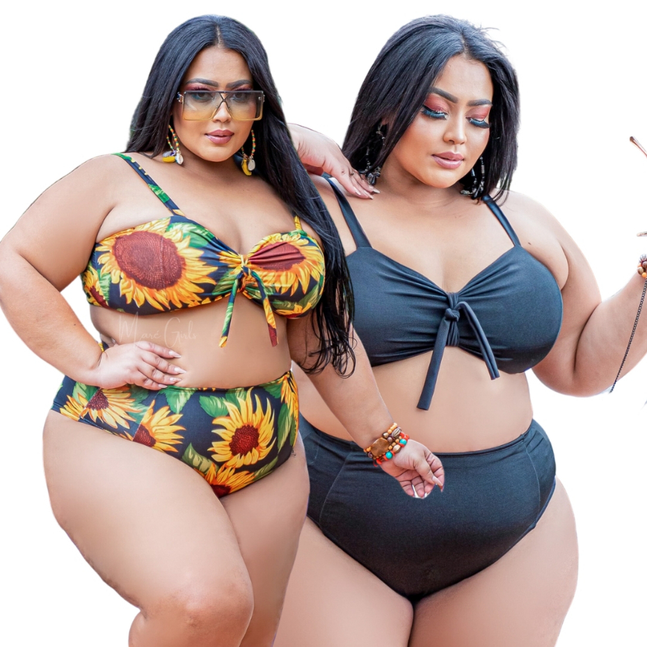biquíni+plus+size+de+cintura+alta em Promoção na Shopee Brasil 2024