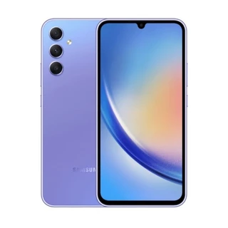 smartphone Samsung Galaxy A34 256gb 5g 8gb ram, Tela infinita de 6.6", Dual chip -violeta