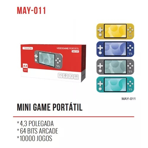 Mini Game Portátil MAY-011 - Tomate