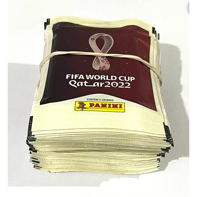 Pacote 5 Figurinhas Original Copa Mundo Qatar - Fifa Word Cup 2022 ORIGINAL