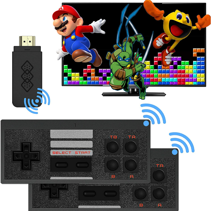 Compra online de 1 conjunto de console de jogos retrô nostálgico P5 Mini TV  estação de jogos de computador Gs5 com fio 200 jogos