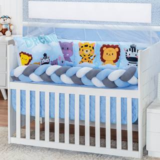 Kit Protetor Americano De Berço Americano - Modelos Completo - Menino Menina Estampado Sublimado